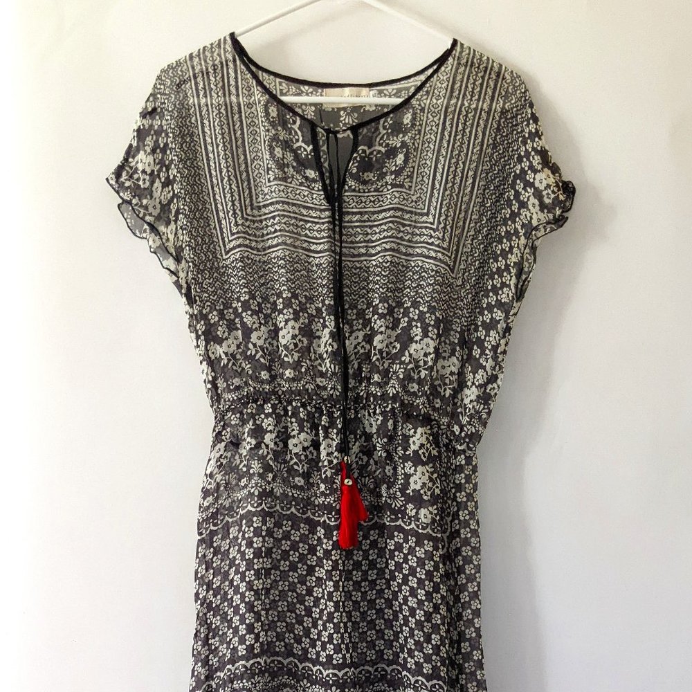 Johnny Was 4 Love And Liberty Silk Dress XS